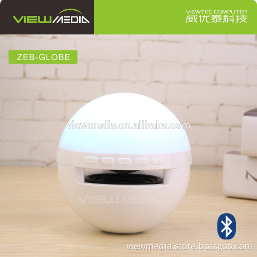 Hot selling Viewmedia 7 kinds of best led light display hands free call Bluetooth speaker